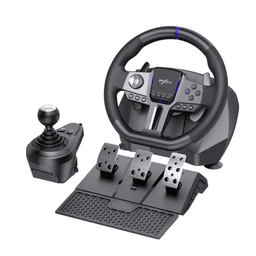 PXN V9 Gen2 Racing Wheel Steering Wheel Driving Wheel 270°/ 900° PS4 Steering Wheel Dual-Motor Feedback Driving with Pedals and Shifter game racing wheel for PS4 PC Xbox One Xbox Series S/X Nintendo Switch