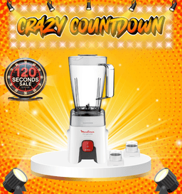MOULINEX Blender 1.75 L Blender Smoothie Maker  Mixer  500 W White  LM242B28