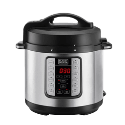 BLACK+DECKERElectric Pressure Cooker, 6L, 1000W, 7-in-1 Multi-Cooker with 12 Smart Programs,Fast and Easy Meals 6 L 1000 W PCP1000-B5 Silver/Black