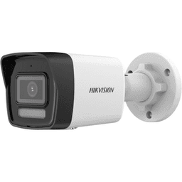 HIKVISION 4 MP Smart Hybrid Light Fixed Bullet Network Camera, 2.8 mm Lens, H.265+ Compression, Up to 30m IR Light Range, Built-in Mic, IP67 Water & Dust Resistant, DS-2CD1043G2-LIU WHITE