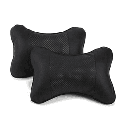 2pcs Car Neck Pillow-black