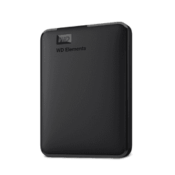 WD 5TB WD Elements Portable External Hard Drive, USB 3.0, 5 TB WDBU6Y0050BBK-WESN Black