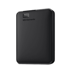 WD 6TB Elements Portable External Hard Drive for Windows, USB 3.2 Gen 1/USB 3.0 for PC & Mac, Plug and Play Ready  6 TB- WDBHJS0060BBK-WESN Black