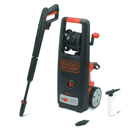 BLACK+DECKER 220/240V Pressure Washer High Performance With TSS And Lock System Ideal For Home Garden And Car 135 Bar 1800W BXPW1800E-B5 Orange/Black
