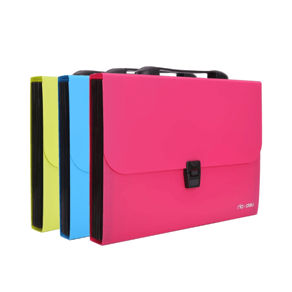 Deli 13-Pocket A4 Expanding File Folder for Documents EB40302