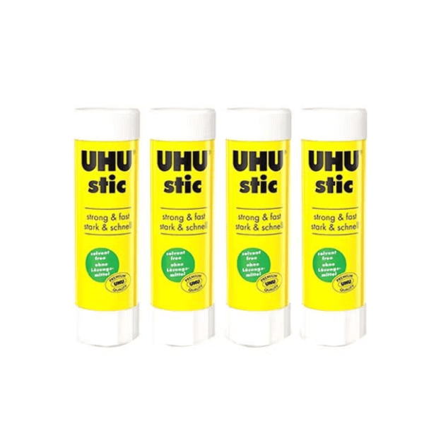 UHU 4-Piece Glue Sticks Clear