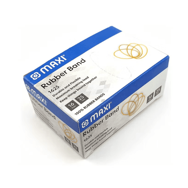 Maxi Rubber Band 25g – Size 16, Durable Elastic Bands