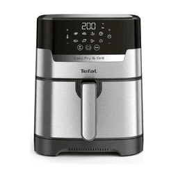 Tefal Air Fryer  Easy Fry & Grill Digital 2-in-1 4. Capacity 1550 WHealthy Cooking  Air Fry + Grill  8 Automatic Programs Adjustable Temperature  Timer 4.2 L 1550 W EY505D27 Black / stainless steel