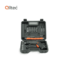 Alltec 3.6V Cordless Electric Screwdriver Set – 47 Precision Bits, Rechargeable Power Drill with LED Light & 6-Piece Accessory Kit