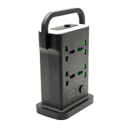 HG DUE  8-Socket Power Strip with 4 USB + Type-C Ports 3M Cord
