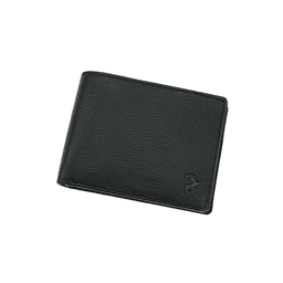 Caribou Bifold Leather Wallet with Removable Card Holder for Men – 612 Black