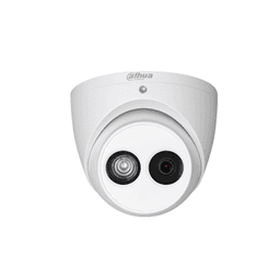 DAHUA 2MP IR HDCVI Eyeball Camera with Built-in Mic, Smart IR 50m, 1080p HD, IP67 White DH-HAC-HDW1200EM-A
