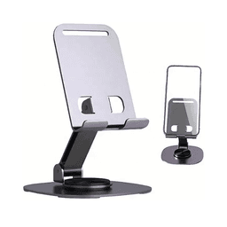 NITU Multifunctional Foldable Metal Desktop Stand Adjustable Mobile Tablet Holder NH54