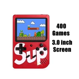 SUP 400-In-1 Portable Retro Handheld Gaming Console with 3.0 Inch TFT Display Red