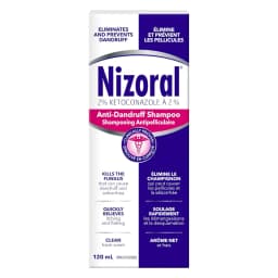 Nizoral Anti-dandruff and Itchy Scalp Shampoo, 4 Fluid ounces- 120ml (Canadian Packaging)