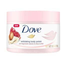 Dove, Exfoliating Body Polish, Pomegranate Seeds & Shea Butter, Moderate, 10.5 oz (298 g)