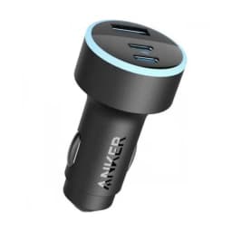 Anker 335 67W 3 Port USB C Car Charger with Dual USB C and USB A Ports Black A2736H11