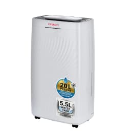 Crownline 20L Dehumidifier with 5.5L Water Tank Continuous Moisture Removal White MD-231A