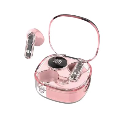 Porodo Soundtec Popwave True Wireless Deep Bass Earbuds Bluetooth 5.4 13mm Driver Type-C Charging Pink PD-STWLEP034-PK Porodo Soundtec Popwave True Wireless Deep Bass Earbuds Bluetooth 5.4 13mm Driver Type-C Charging Pink PD-STWLEP034-PK