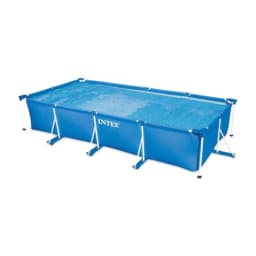 INTEX Rectangular Metal Frame Pool with Filter Pump 450 × 220 × 84 cm Blue 28274