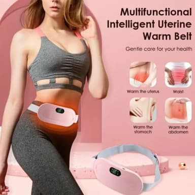 ALLtec Rechargeable Intelligent Heating & Massage Waist Belt for Menstrual Comfort Pink ALLtec Rechargeable Intelligent Heating & Massage Waist Belt for Menstrual Comfort Pink