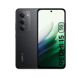 Xiaomi Redmi 15 5G Smartphone 8GB RAM 256GB Storage 50MP AI Dual Camera 8MP Selfie Snapdragon 6s Gen 3 6.9 Inch FHD+ Display 7000mAh Battery Dual SIM Midnight Black