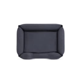 Intex Medium Inflatable Pet Bed 97 x 74 x 23cm with Shredded Foam Fill Soft Flocked Top Hand Pump Water-Resistant Black 48702
