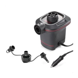 Intex 12V Quick-Fill DC Electric Air Pump with 3 Nozzle Adaptors 600 L/min Red & Black 66636