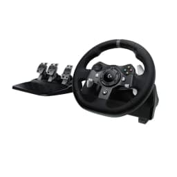 Logitech Driving Force Racing Wheel with Floor Pedals Force Feedback 900° Rotation for Xbox Series X|S Xbox One PC Mac Black  G920 UAE Version
