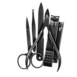 Wahl Manscaper Grooming Kit with Stainless Steel Tools & Travel Case Black 043917026725