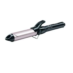 BaByliss Hair Curler 32mm Satin Touch Coating 10 Temperature Settings 150–180°C Ionic Technology Fast Heat-Up Extra Loose Curls Black/Pink BABC332SDE