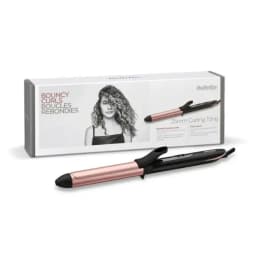 BaByliss Hair Curler 25mm Quartz-Ceramic Barrel 6 Heat Settings 160–210°C Ultra-Fast Heat-Up Auto Shut-Off Black/Bronze BABC451SDE