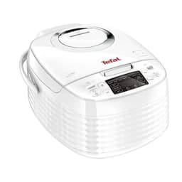 Tefal Daily Rice Cooker Fuzzy Logic 1.5L 9 Cooking Programs Spherical Pot Automatic Cooking Adjustment Optimal Heat Circulation White RK7401