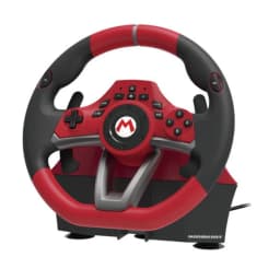 HORI Mario Kart Racing Wheel Pro Deluxe for Nintendo Switch | Ergonomic Racing Wheel Pedals Paddles Onboard Controls NSW-228U