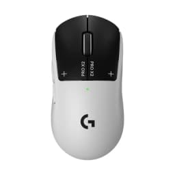Logitech G PRO X2 SUPERSTRIKE LIGHTSPEED Wireless Gaming Mouse | 44,000 DPI HERO 2 Sensor 8K Polling Haptic Feedback 60-90H Battery White PRO X2 SUPERSTRIKE