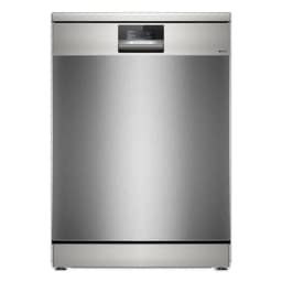 Siemens iQ700 Freestanding Dishwasher 60cm 13 Place Settings Home Connect Zeolith Drying 8 Programs 6 Options EmotionLight 44dB Silver SN27ZI86DM