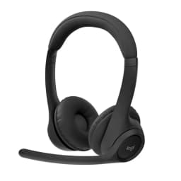 LOGITECH Zone 305 Business Wireless Headset Dual Noise-Canceling Mics UC Certified Bluetooth 30m Range 20 Hours Battery Fast Charging Black 981-001453