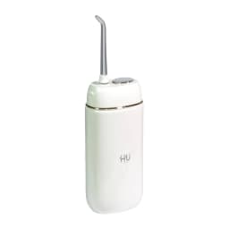 Hui Portable Water Flosser Electric Oral Irrigator for Deep Teeth Cleaning Gum Care and Plaque Removal Compact Dental Cleaning Device White HSM-1048