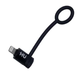 Hui PD Fast Charging Adapter Lightning Male to USB-C Female 30W Fast Charge Converter 480Mbps Data Transfer Aluminum Alloy Adapter for iPhone and USB-C Accessories Black HAC-1011