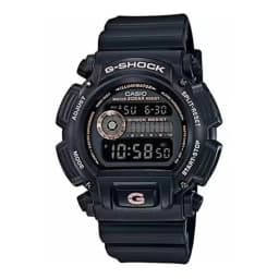 CASIO G-Shock Men's Digital Watch 48.5mm Black Dial Black Resin Strap 200M Water Resistant Shock Resistant LED Light Stopwatch World Time DW-9052GBX-1A4DR