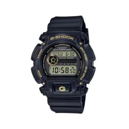 CASIO G-Shock Men's Digital Watch 48.5mm Black Dial Black Resin Strap 200M Water Resistant Shock Resistant LED Light Stopwatch World Time DW-9052GBX-1A9DR