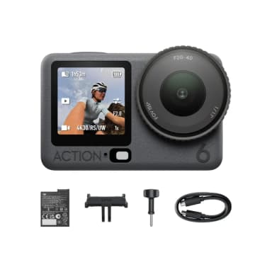 DJI Osmo Action 6 Adventure Combo 4K Action Camera 1/1.1-Inch Square CMOS Variable f/2.0-f/4.0 Aperture 50GB Built-In Storage 4-Hour Battery 3 Batteries 20m Waterproof Dji osmo action 6 adv combo DJI Osmo Action 6 Adventure Combo 4K Action Camera 1/1.1-Inch Square CMOS Variable f/2.0-f/4.0 Aperture 50GB Built-In Storage 4-Hour Battery 3 Batteries 20m Waterproof Dji osmo action 6 adv combo
