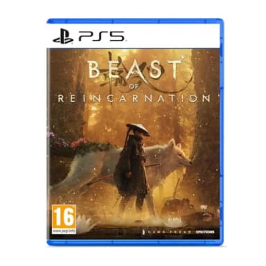 Pegi Beast of Reincarnation PS5 Action Adventure Game Post-Apocalyptic Japan Emma and Koo Duo Combat Skill Trees Equipment Spirit Stones Epic Boss Battles Survival Story English PEGI 16