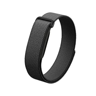 Google Fitbit Air Screenless Fitness Tracker Heart Rate Sleep Activity Monitoring AI Coaching 7-Day Battery Obsidian