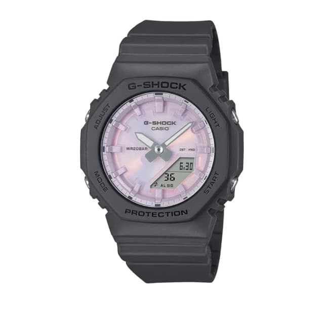 Casio G-Shock Women's Black Polarized Dial Bio-Based Resin Strap Analog-Digital Watch GMA-P2100PC-1ADR