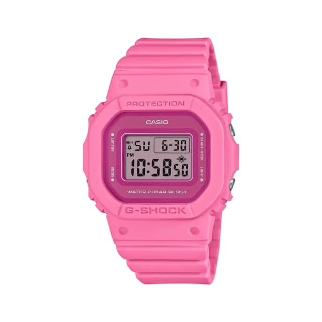 Casio G-Shock Women's Pink Digital Watch Bio-Based Resin Strap Shock Resistant 200M Water Resistance GMD-S5610PP-4DR