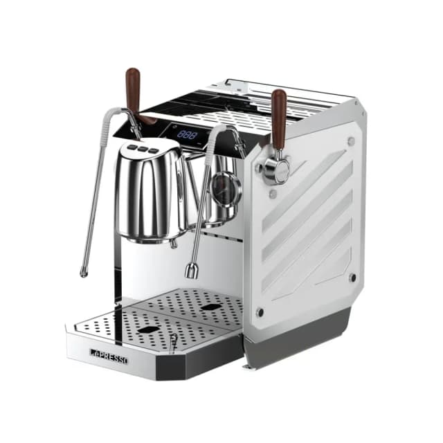 LePresso Corazzato 9 Bar Coffee Machine with Italian Rotary Pump Silver LPCFFCRP0092SL