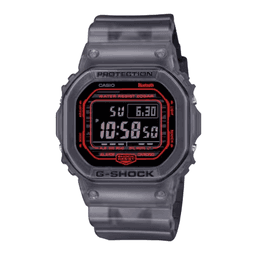 G-SHOCK Watch with Smartphone Link, 200M Water Resistant, Shock Resistant, Bluetooth Enabled DW-B5600G-1DR Black Dial