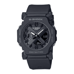 G-SHOCK Analog-Digital Black Resin Band Watch GA-2300-1ADR