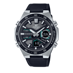 CASIO Edifice Analog-Digital Leather Strap Men's Watch EFV-C110L-1AVDF